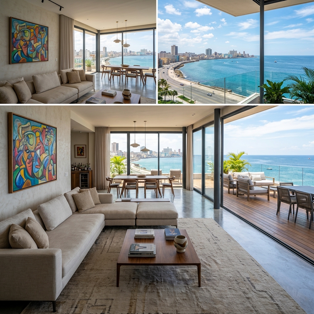 Modern penthouse in Vedado Havana